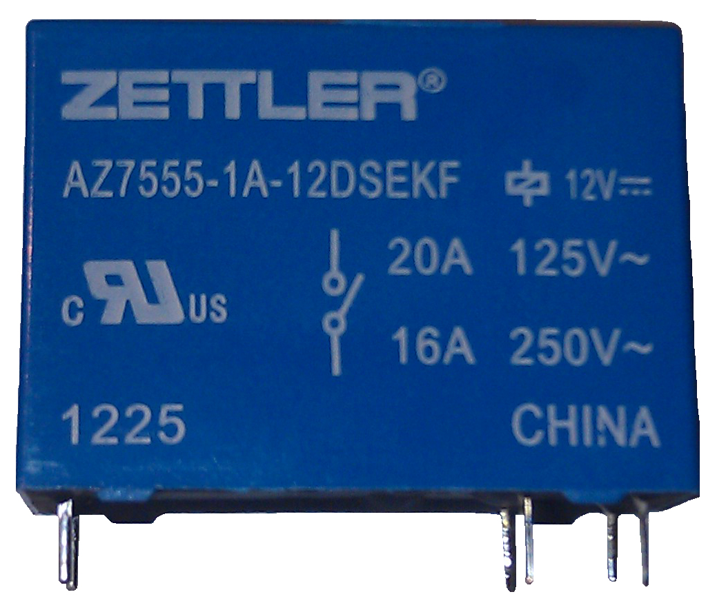AZ7555 - 20 AMP MINIATURE POWER RELAY