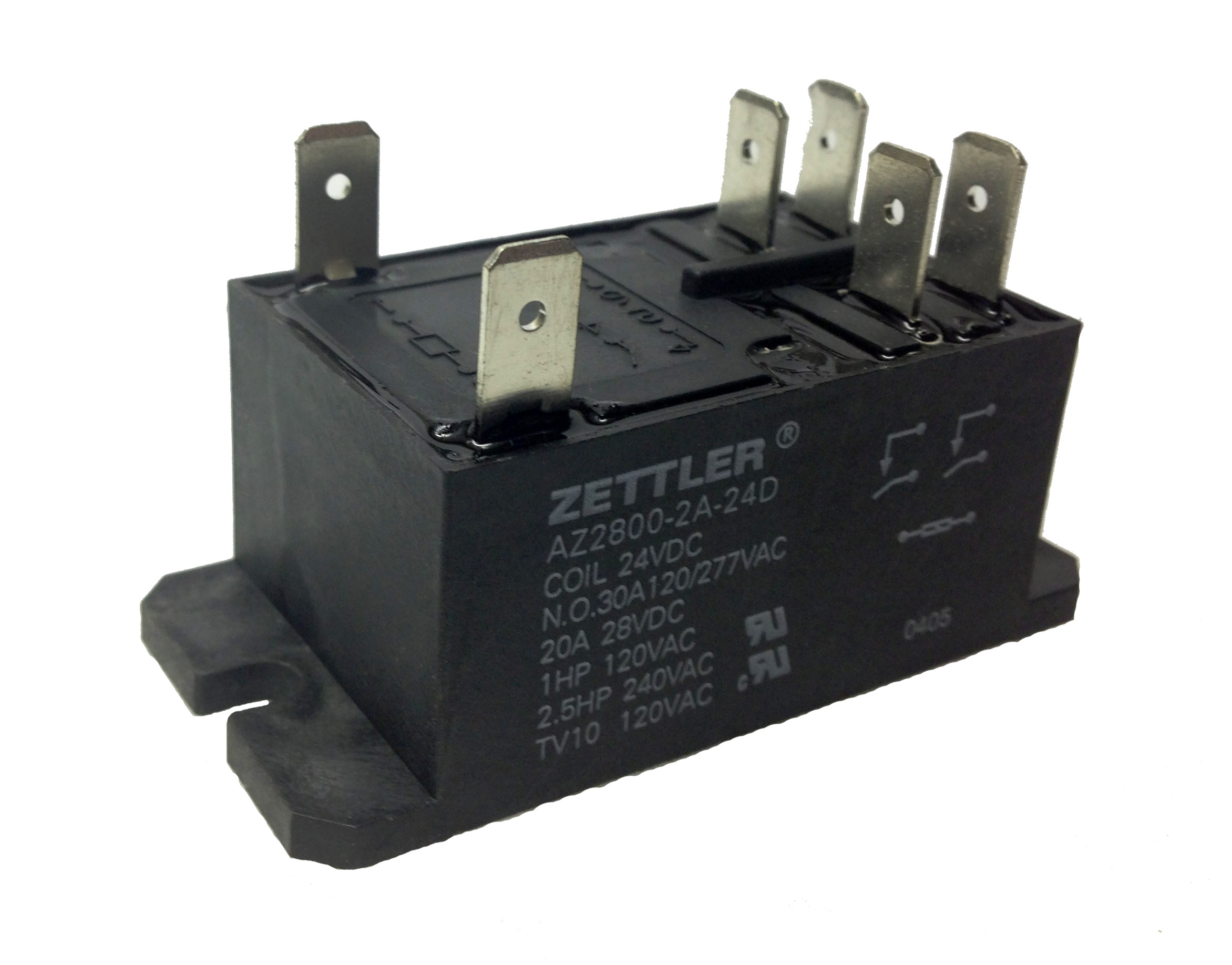 AZ2800 - 40 AMP MINIATURE POWER RELAY