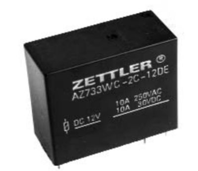 AZ733WC - DPDT MINIATURE POWER RELAY