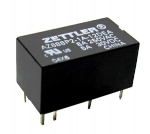 AZ888 - 8 A SPST / 5 A DPST POLARIZED SUBMINIATURE POWER RELAY