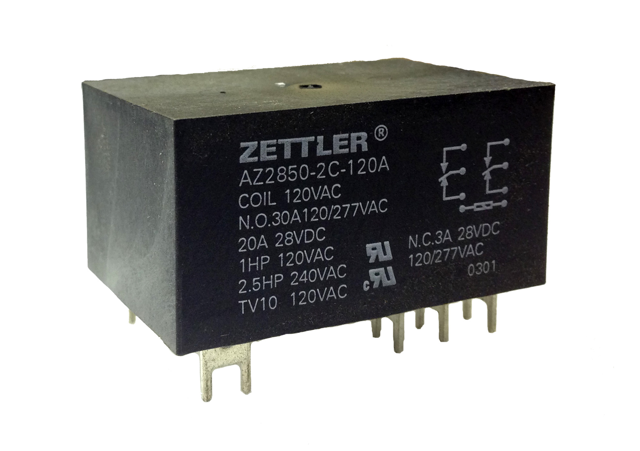 AZ2850-40 AMP MINIATURE POWER RELAY