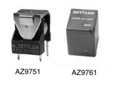 AZ9751/AZ9761 - 20 AMP MINIATURE AUTOMOTIVE RELAY