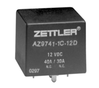 AZ9741 - 40 AMP MINI-ISO AUTOMOTIVE RELAY