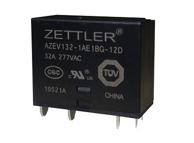 Customized ZETTLER AZEV132 relay for e-mobility charging applications according to IEC62752 Mode 2