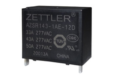 ZETTLER introduces new 50A power relay for solar EV charging applications with very small footprint