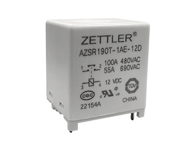 AZSR190-MINIATURE POWER RELAY / 90A IEC 61810 Solar Relay